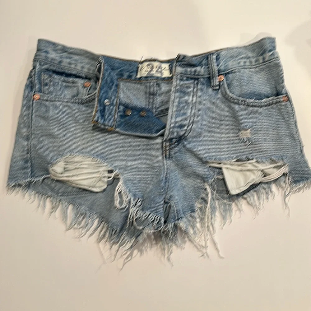Denim shorts